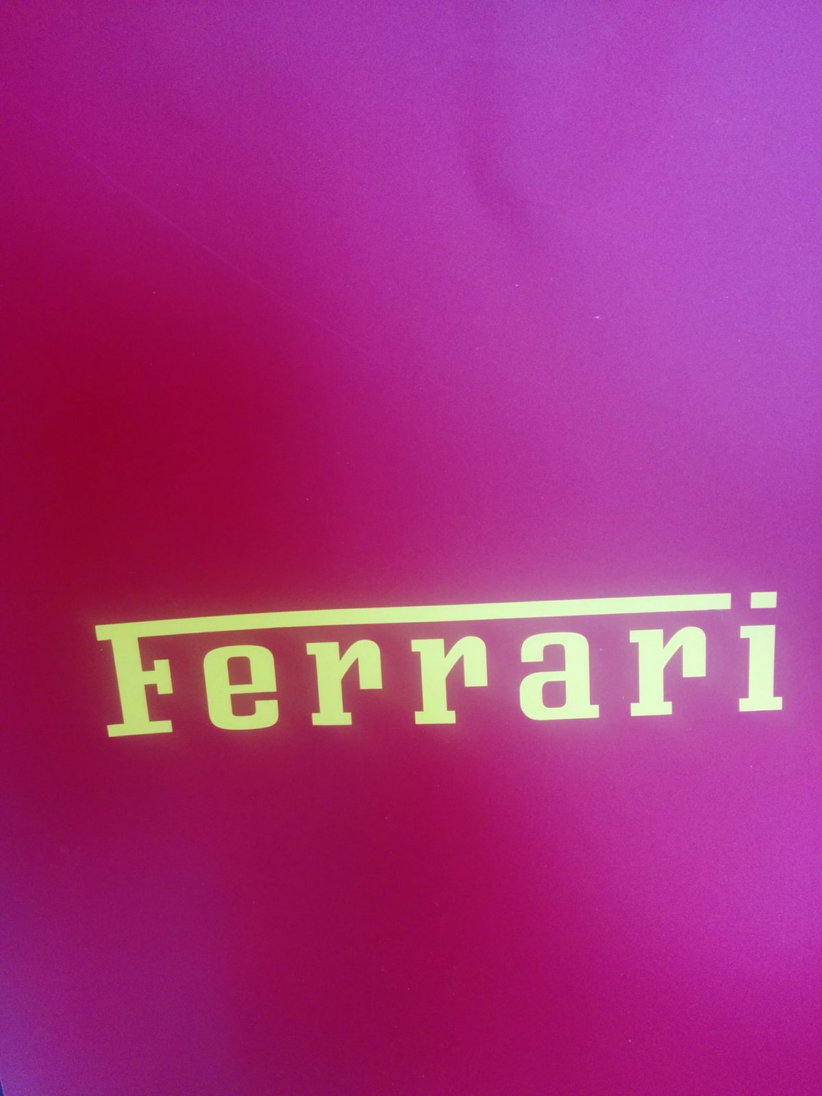 Visita alla fabbrica Ferrari. 